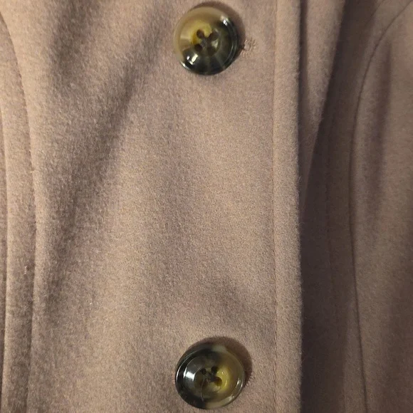 London Fog Women's TMauve/ TanPea Coat - Picture 3 of 5